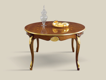 5488 - Round extending wooden table by Tarocco Vaccari Group - view 2